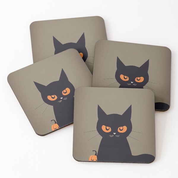 Item preview, cat halloween mini dark designed and sold by ComicsFactory.