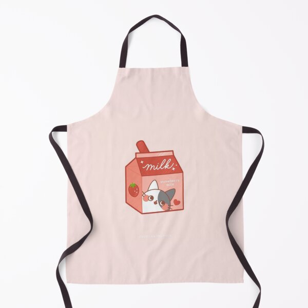 Item preview, kawai cat strawberry milk designed and sold by MyYouthDiary.