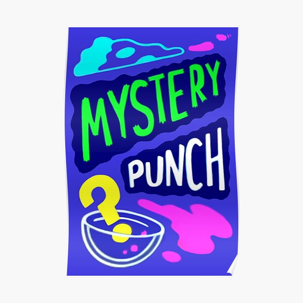 Gravity Falls Scary-Oke Mystery Punch Poster Relpica Poster