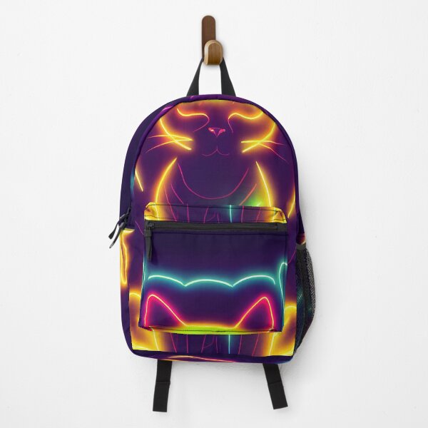 Item preview, cat halloween neon designed and sold by ComicsFactory.