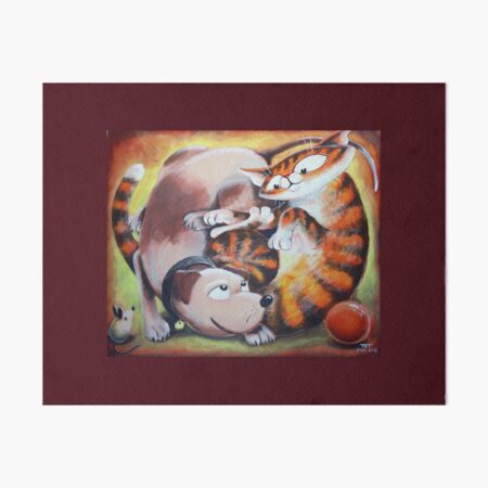 Tangled Toys - Art by TET Art Board Print
