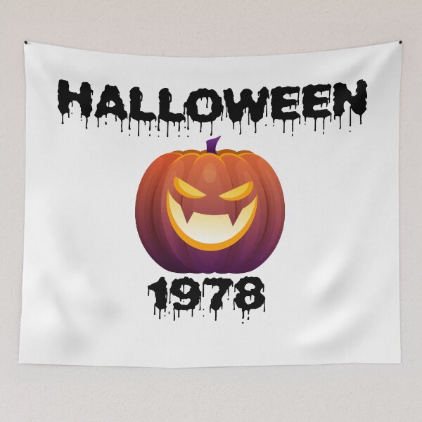 Item preview, Vintage Pumpkin Halloween 1978 Holiday Spooky Myers Pumpkin designed and sold by Brother03.