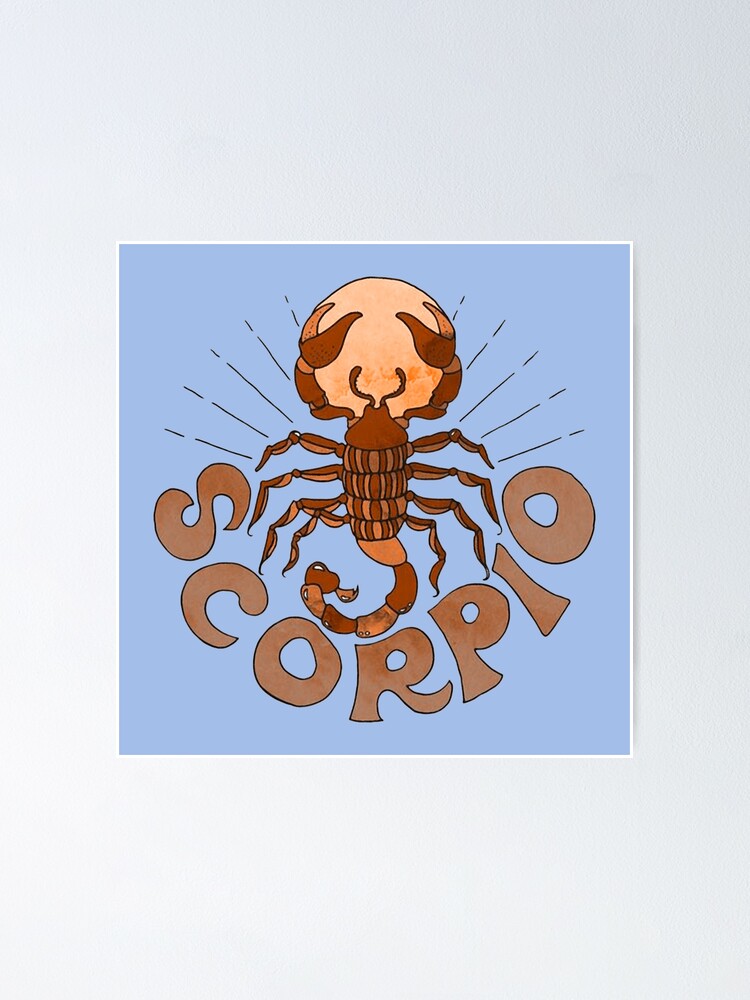 scorpio tattoo Poster for Sale by si3iy