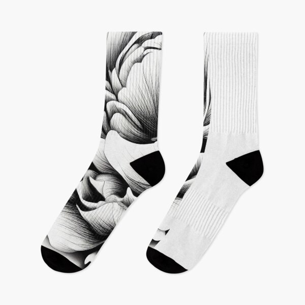 Item preview, Black and white flowers  designed and sold by OverAltruist.