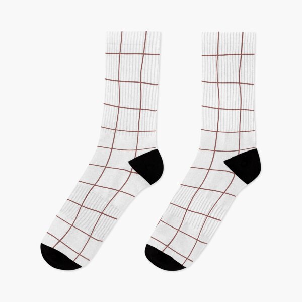Item preview, Red White Tile Grid Pattern Pairs Graham and Brown 2023 COTY Alizarin designed and sold by ColorOfTheYears.