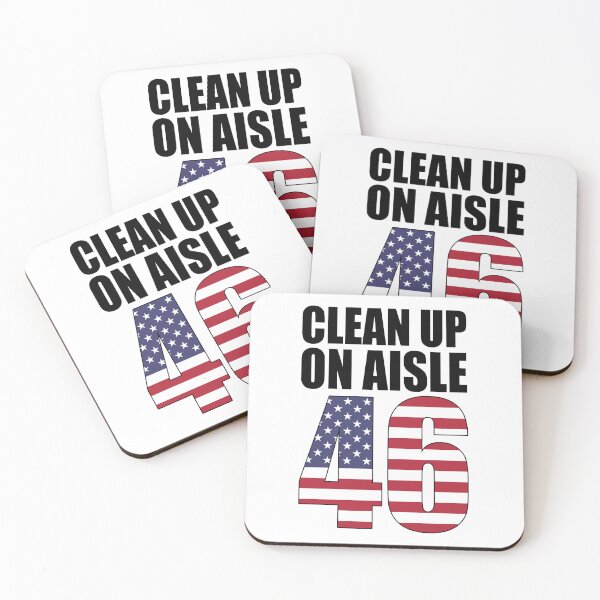 Item preview, Clean up on aisle 46 USA flag designed and sold by CatherineRC.