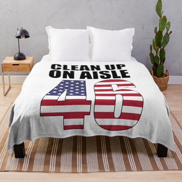 Item preview, Clean up on aisle 46 USA flag designed and sold by CatherineRC.