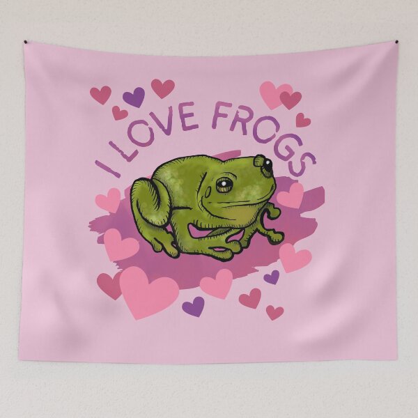 Item preview, I Love Frogs designed and sold by CampK80.