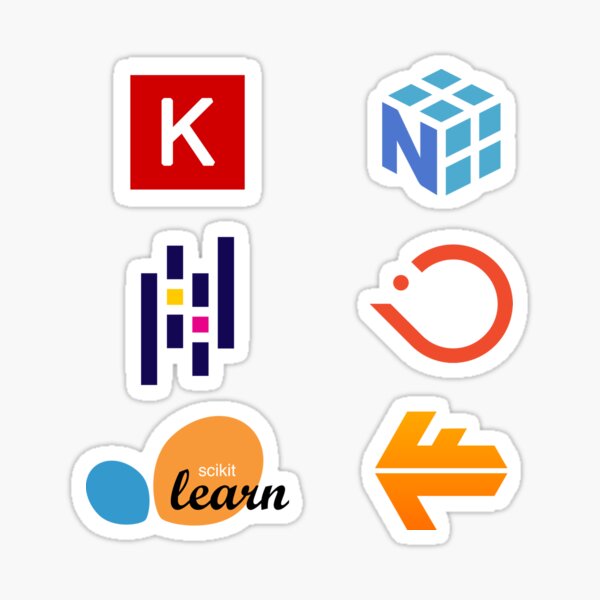 Item preview, ★ Keras, NumPy, Pandas, PyTorch, Scikit Learn, TensorFlow - 6x Combo Pack designed and sold by Geekvana ⧉.