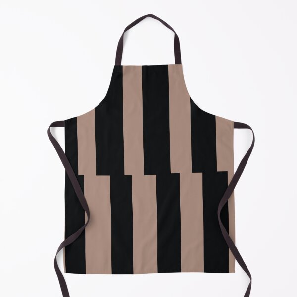 Item preview, Mid-tone Brown Black Abstract Stripe Vertical Pattern Pairs 2023 COTY Redend Point SW 9081 designed and sold by ColorOfTheYears.