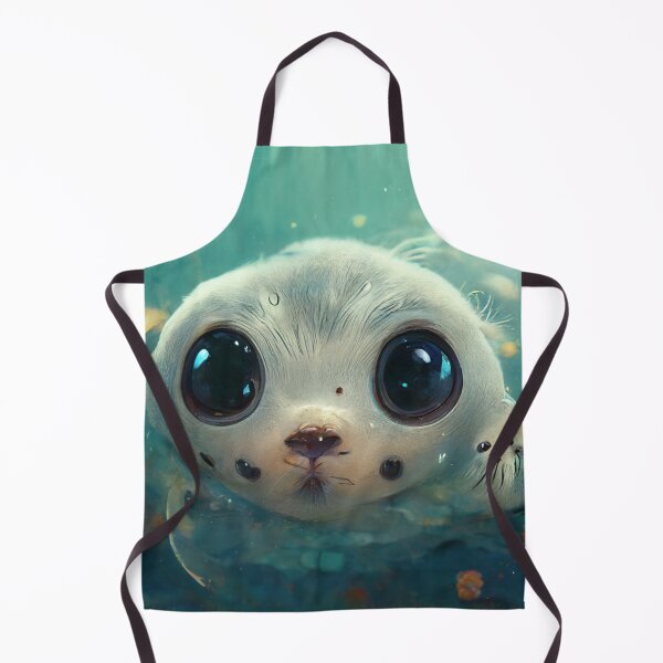 Item preview, Cute Baby Seal Swimming Painting designed and sold by Pet Shelter.