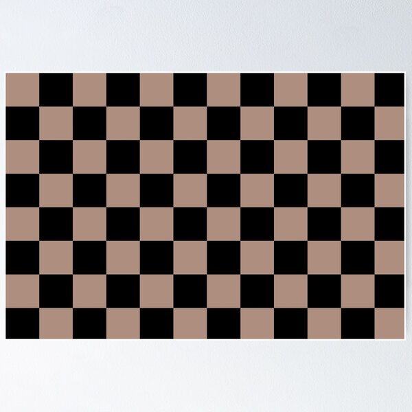 Artikelvorschau, Mid-Tone Braun Black Checkerboard Muster Paare 2023 Coty Redend Point SW 9081 entworfen und verkauft von ColorOfTheYears.