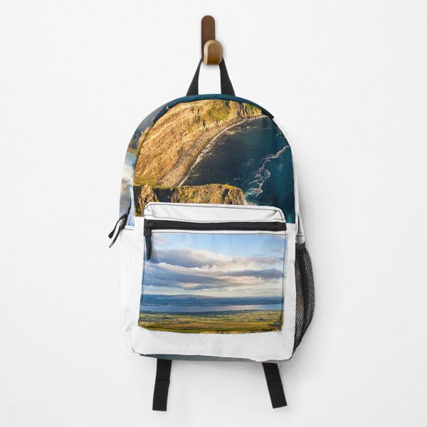 Item preview, cliffs of moher birds eye aerial drone panoramic view county clare ireland. wild atlantic way designed and sold by Nollaig Ó Mórdha Up The Banner Photography.