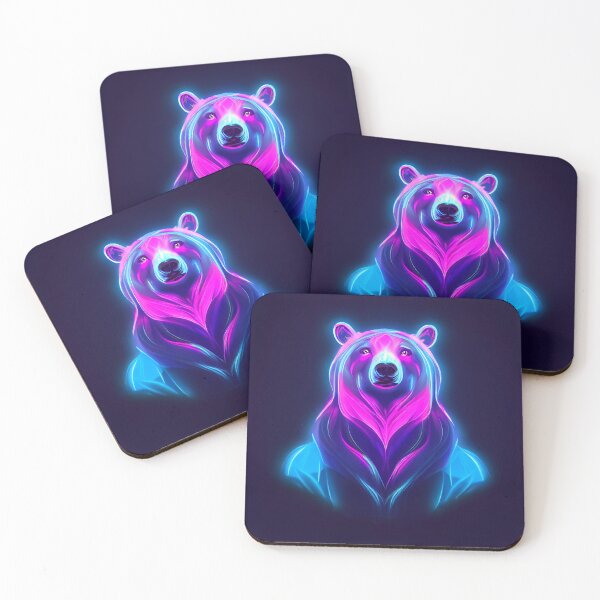 Item preview, neon bear designed and sold by MAV-Arts.