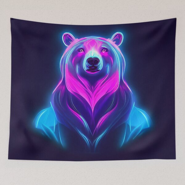 Item preview, neon bear designed and sold by MAV-Arts.