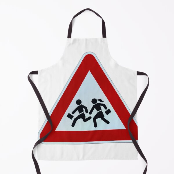 Item preview, Triangular warning 'children crossing' school road traffic sign designed and sold by lena-maximova.