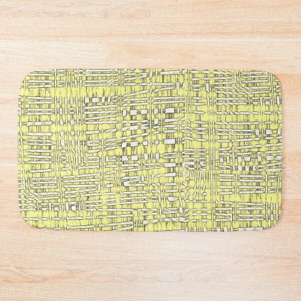 Item preview, Rustic Fabric Pattern 1 - Yellow - Throw Pillows and Prints.  designed and sold by ScatterHub.