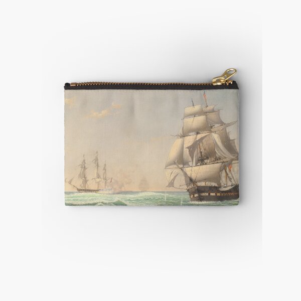 Item preview, The United States Frigate President | Engaging the British Squadron | Fitz Henry Lane | 1850 Marine Art designed and sold by CJET.