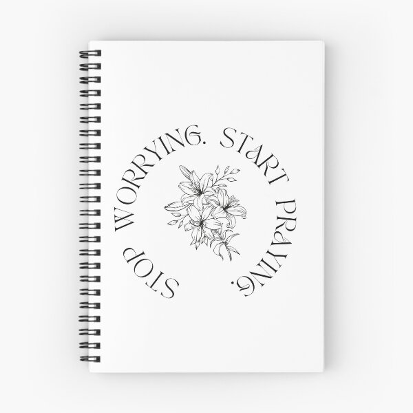 Item preview, stop worrying start praying designed and sold by creative-duo.