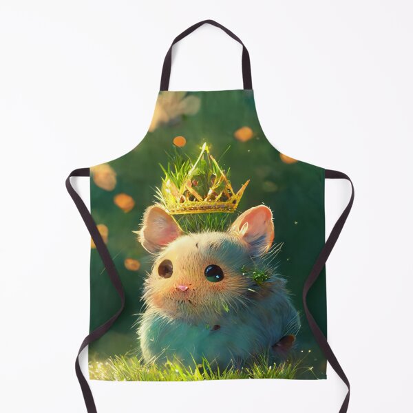 Item preview, Cute Hamster  With Crown Sitting In the Grass designed and sold by Pet Shelter.