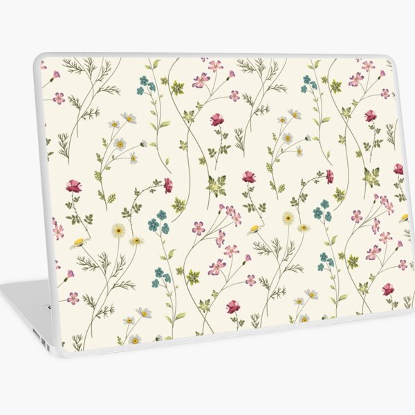 Pressed Flowers Laptop Skin