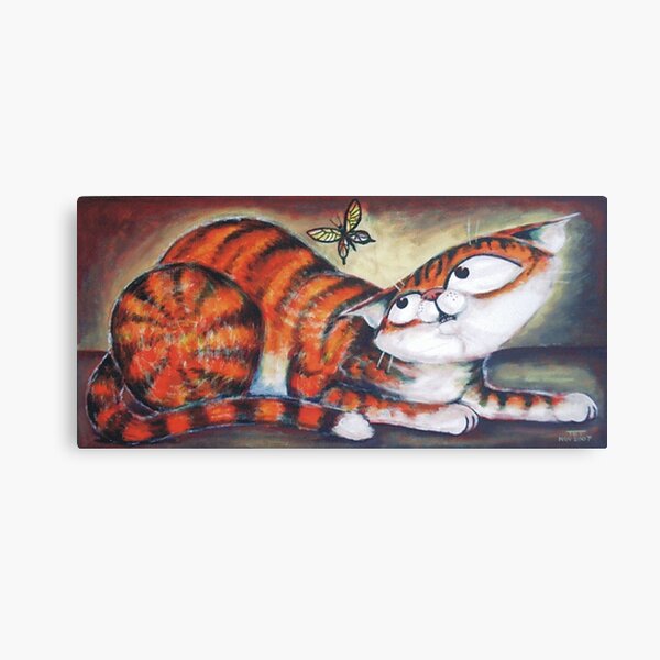 Ginger and the Butterfly - art by TET Canvas Print