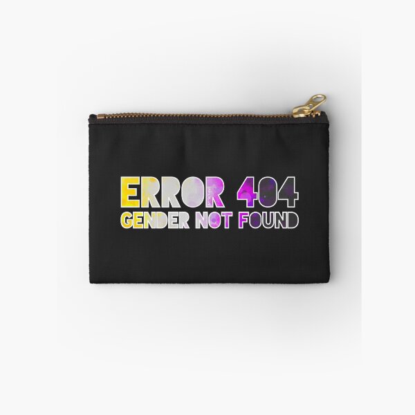 Item preview, Copia del error 404: género no encontrado Enby/White designed and sold by Art by Veya.