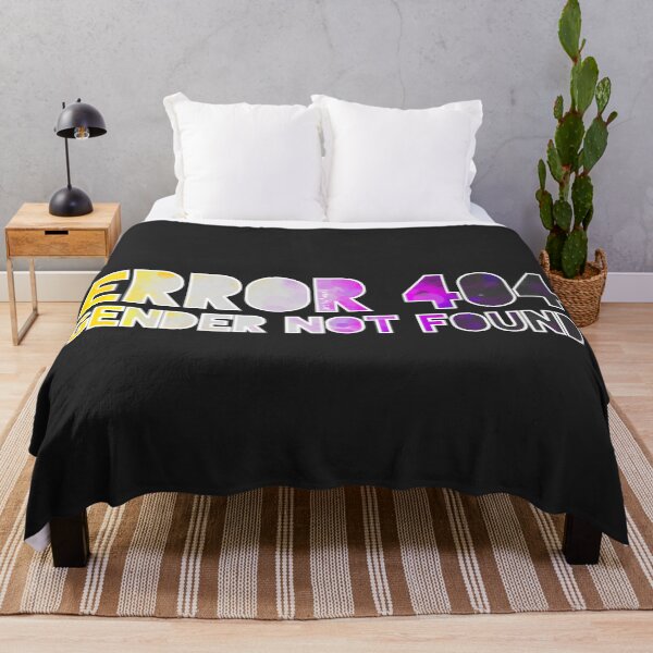 Item preview, Copy of Error 404 - Gender Not Found Enby/White designed and sold by Art by Veya.