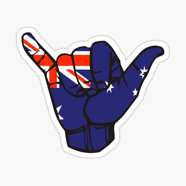 Aussie shakkas Sticker