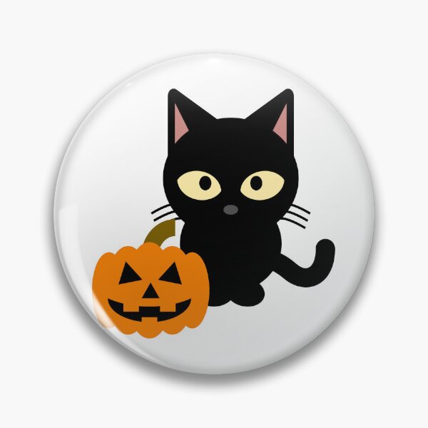 Aperçu de l'œuvre Chat noir et citrouille créée et vendue par figundesign.