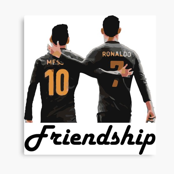 Messi and Ronaldo Chess Print Wall Art Canvas Messi CR7 