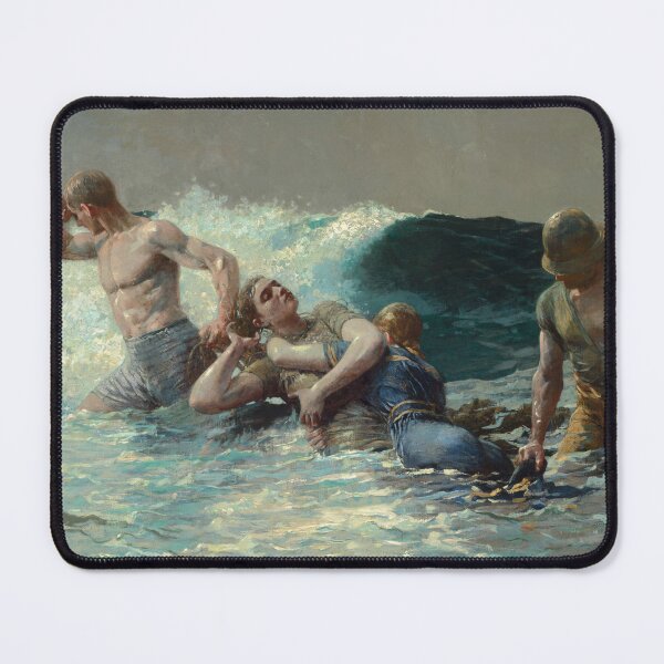 Item preview, Undertow | Winslow Homer | 1883 Marine Nautical Art designed and sold by CJET.
