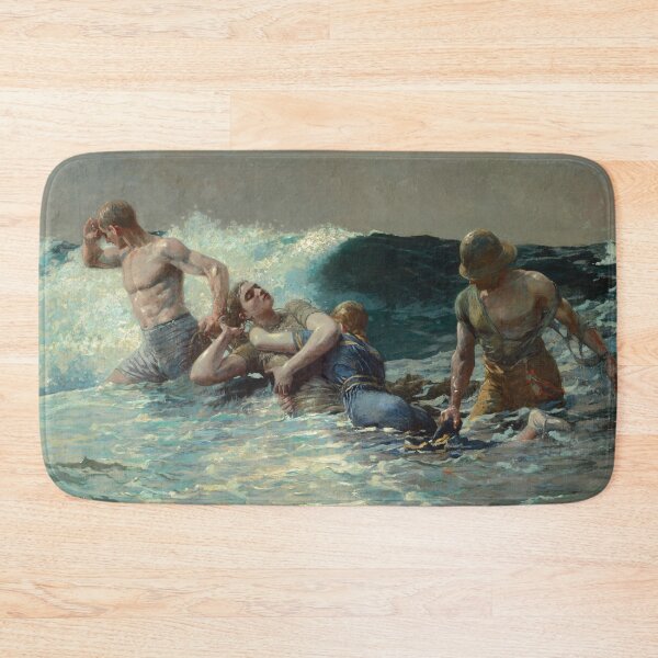 Item preview, Undertow | Winslow Homer | 1883 Marine Nautical Art designed and sold by CJET.