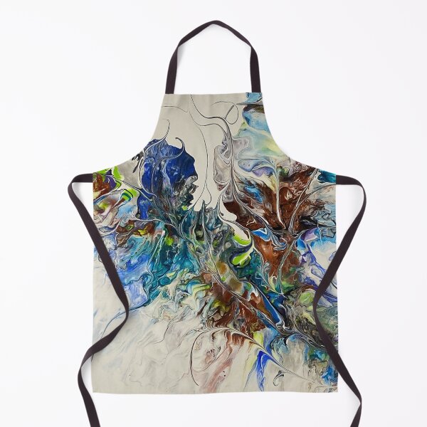 Item preview, Faces of Fall (Dutch Pour) by Monica Darling, FlowingLotus Art designed and sold by FlowingLotus.