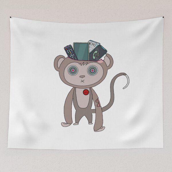 Item preview, Media Monkey Zombie designed and sold by GarnersDesigns.