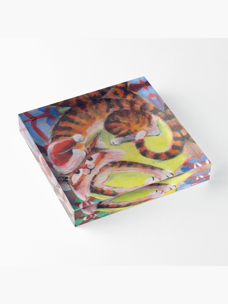 Thumbnail 3 of 5, Acrylic Block, Christmas Jac - Art by TET designed and sold by etourist.