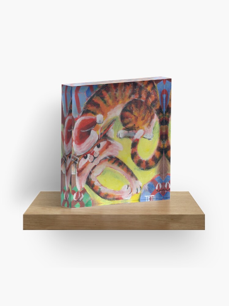 Thumbnail 1 of 5, Acrylic Block, Christmas Jac - Art by TET designed and sold by etourist.
