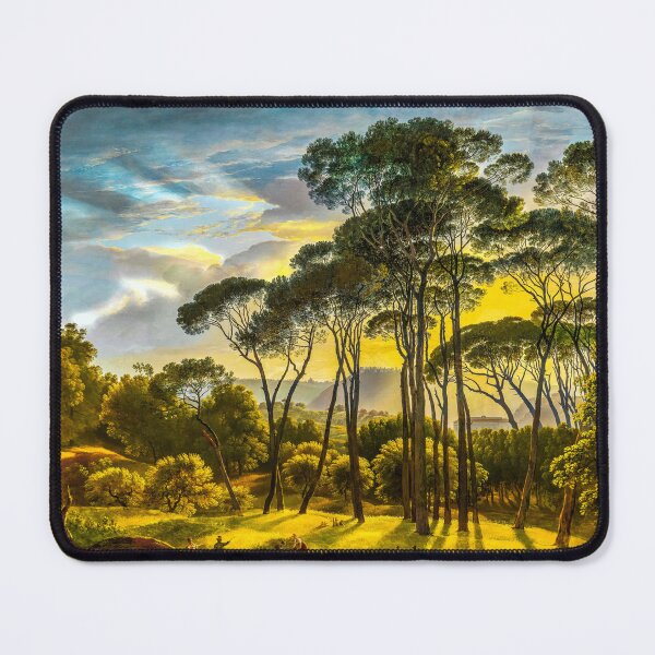 Item preview, Italian Landscape with Umbrella Pines, Hendrik Voogd, 1807 Art Print Poster designed and sold by darcijj.