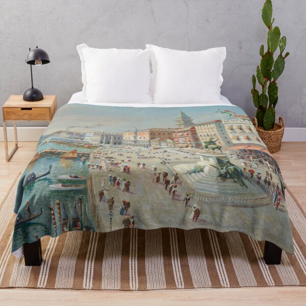 Item preview, Venice, a Bird’s Eye View with Santa Maria della Salute in the Distance | Antonietta Brandeis | 1900 Cityscape Art designed and sold by CJET.