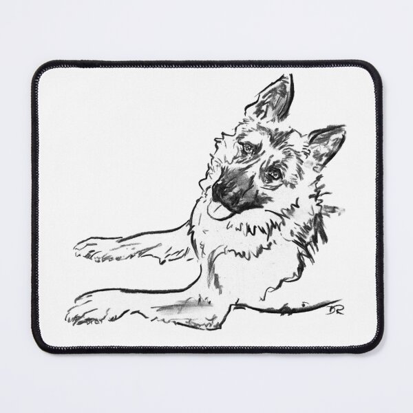 Item preview, German Shepherd Drawing designed and sold by douglasrickard.