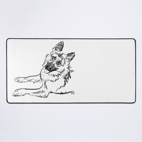 Item preview, German Shepherd Drawing designed and sold by douglasrickard.