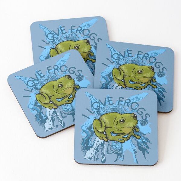 Item preview, I Love Frogs Splash designed and sold by Art of Camping Now.