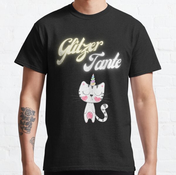 White Glitter Power Cat Replica Jersey Tee