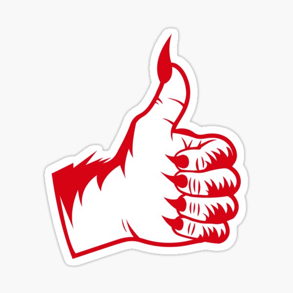 Emoji Thumbs Up Dude  Sticker for Sale by THEBLOOP