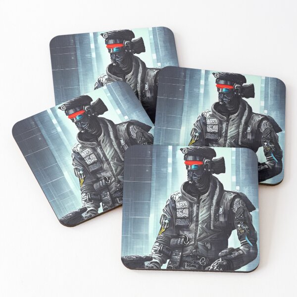 Item preview, Cyberpunk Armored Police designed and sold by Gizmoverse.