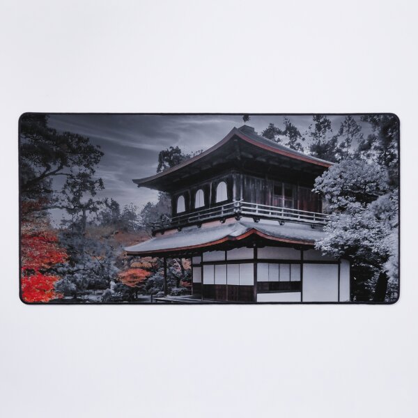 Item preview, Kyoto Silver Temple Ginkakuji Architecture Landscape Nature Japan - Night Color designed and sold by XIX361ART.