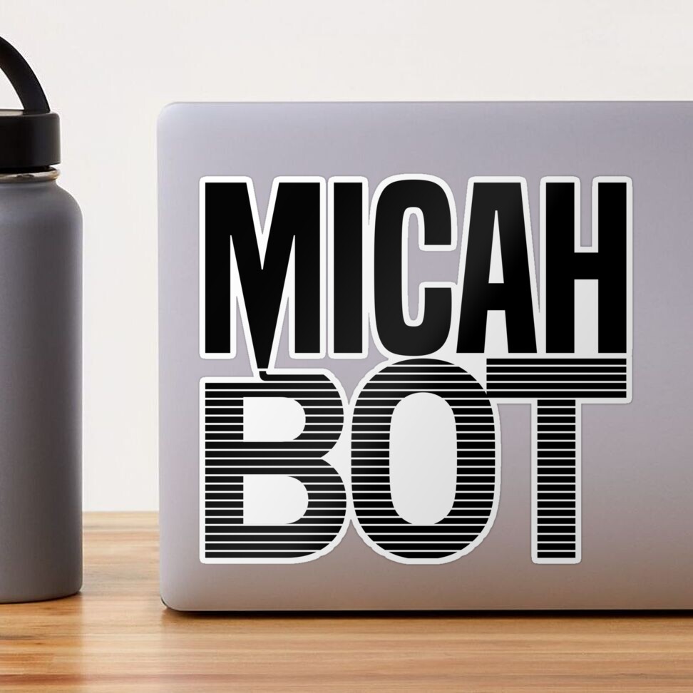 MicahBot Sticker