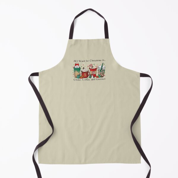 Item preview, All I want for Christmas is Christ, Coffee and Gnomes Christmas Design designed and sold by tranquilbeach.
