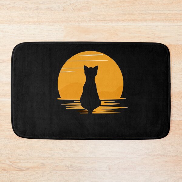 Item preview, Happy Cat Watching Sunset designed and sold by The Love Quill.