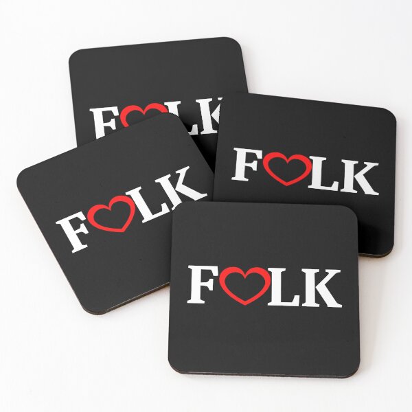 Item preview, Folk Heart - Love Folk and be Proud designed and sold by Grepthor.